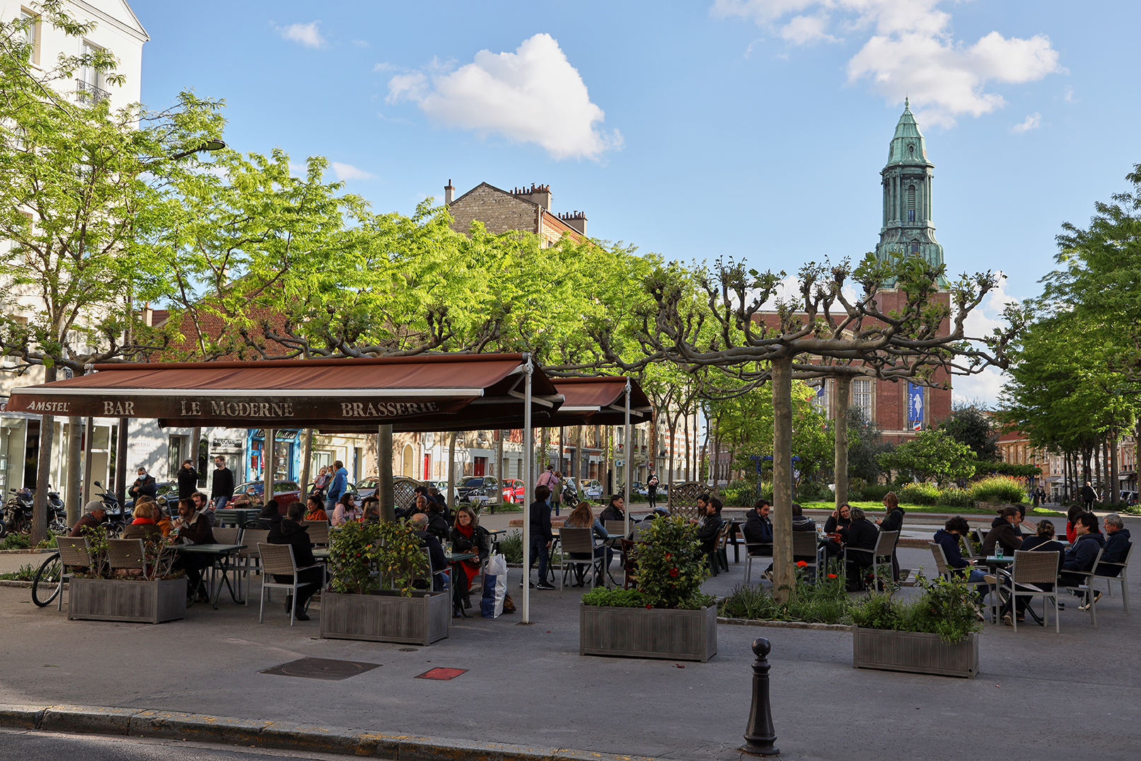 Terrasse Marché Bois-Colombes