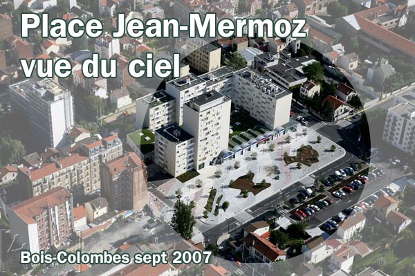 Place Mermoz vue du ciel