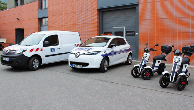 Des véhicules électriques à Bois-Colombes