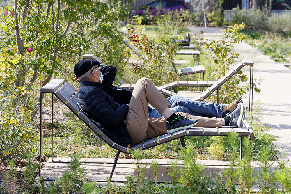 Farniente au parc Pompidou