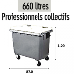 Bac 660 litres