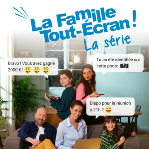 La famille tout-écran