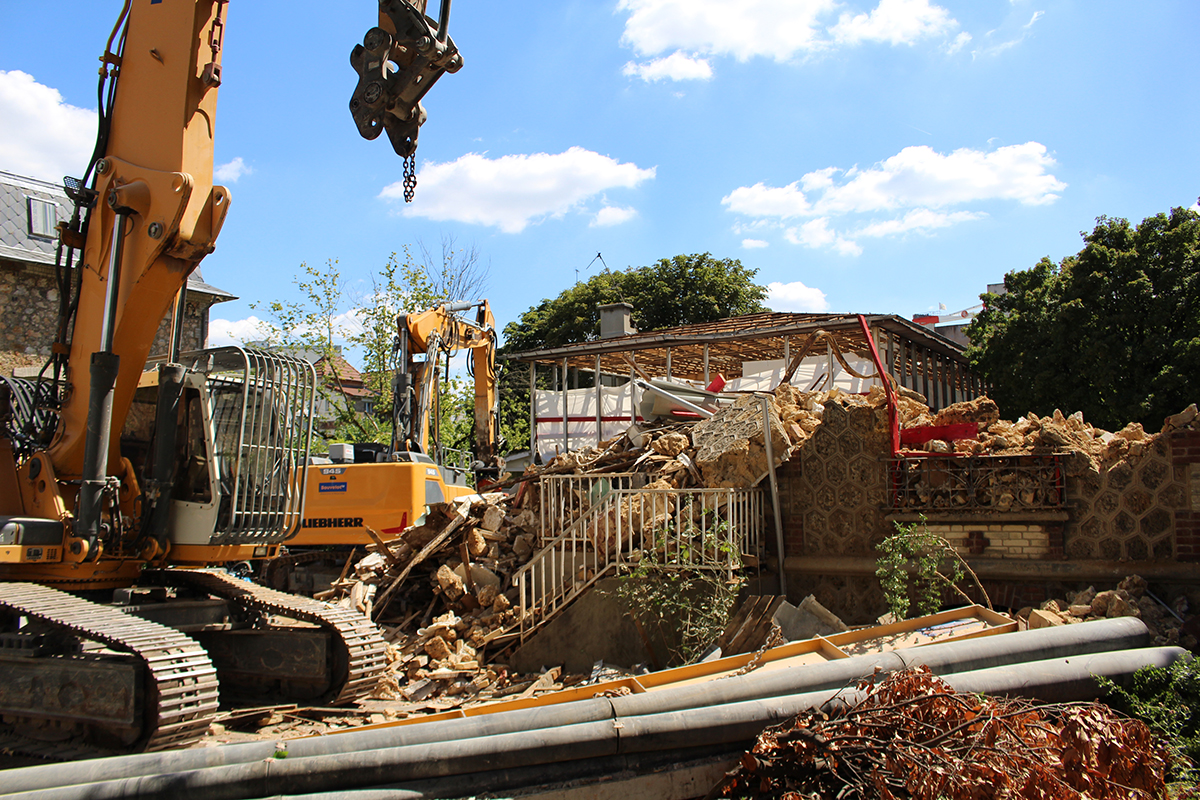 PHOTOS – LES TRAVAUX DE LA HALLE DU MARCHÉ