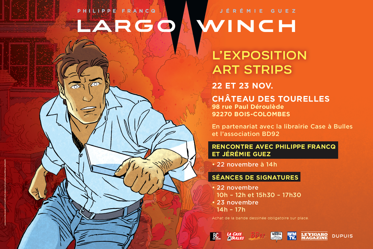DÉDICACE : LARGO WINCH DÉBARQUE À BOIS-COLOMBES