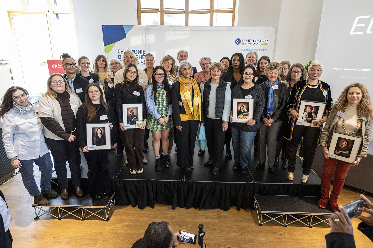 PHOTOS: CÉRÉMONIE DE REMISE DU TROPHÉE DÉPARTEMENTAL “ELLES EN SEINE”